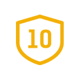 10 Jaar Garantie Icon